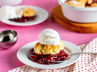 Quick Cherry Cobbler